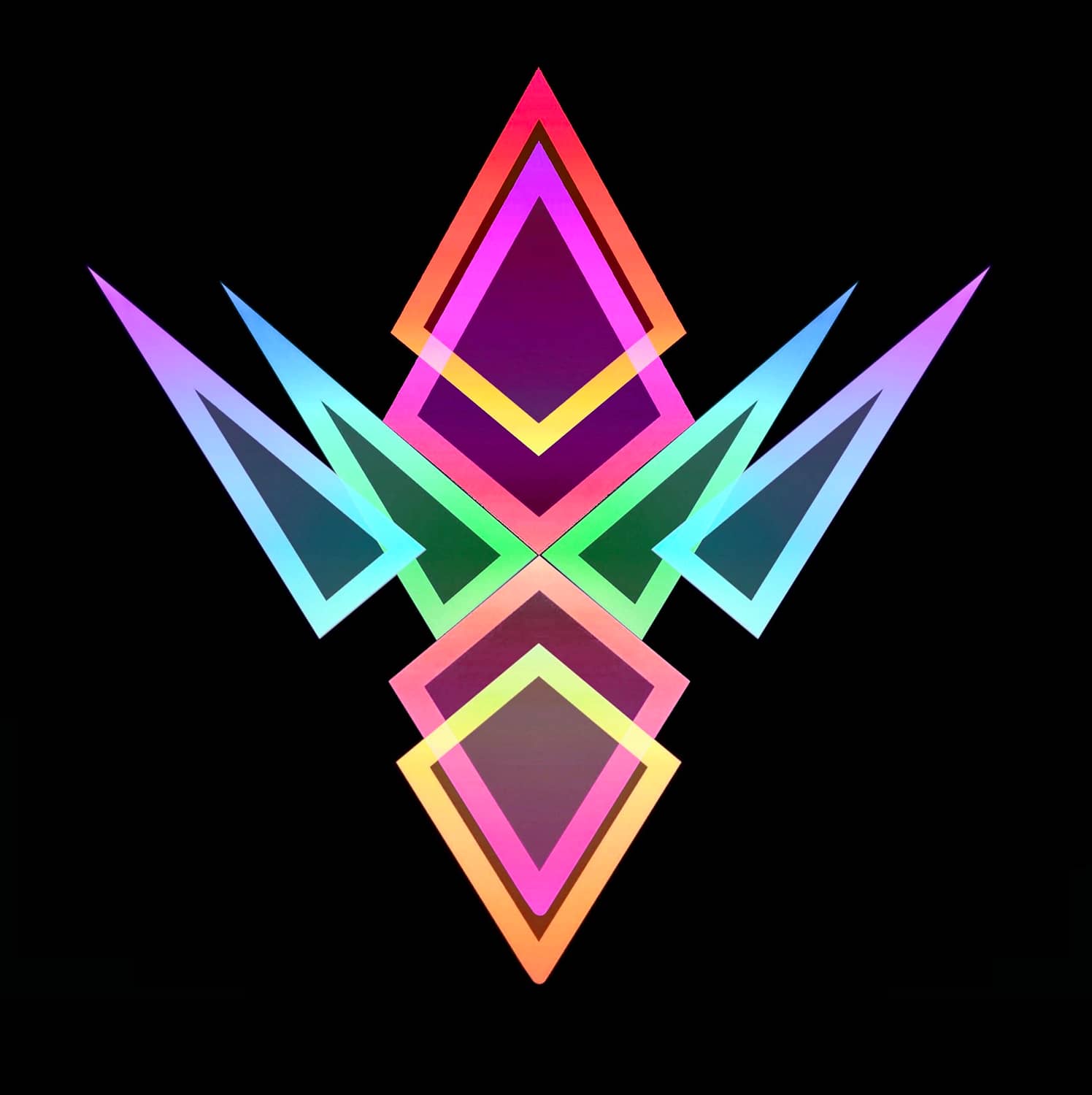 Vallax stacked crystallic logo - Graphics